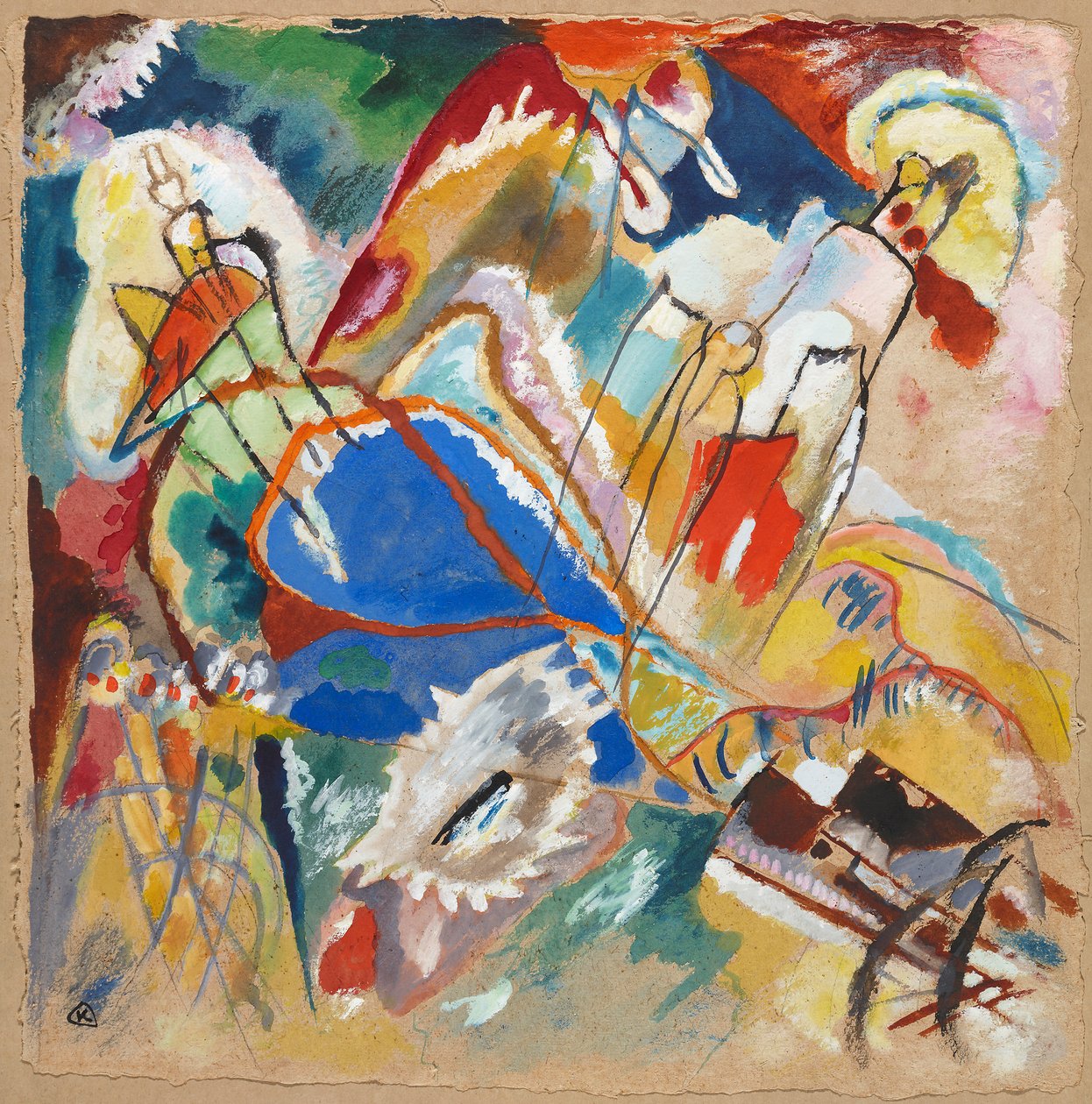 Étude pour « Improvisation 30 (Canons) » - Wassily Kandinsky