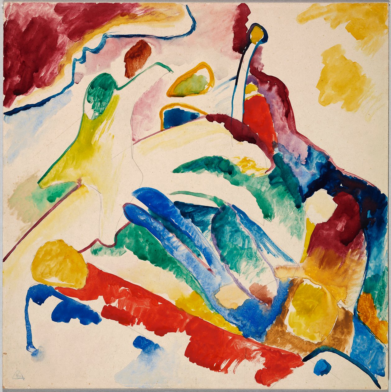 Étude pour « Composition II » - Wassily Kandinsky