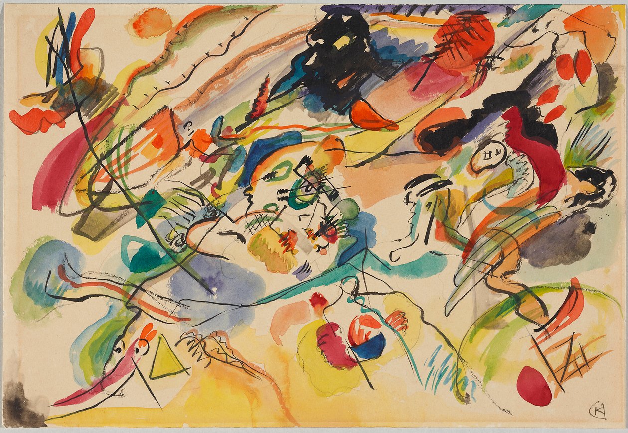 Étude pour « Composition VII » - Wassily Kandinsky