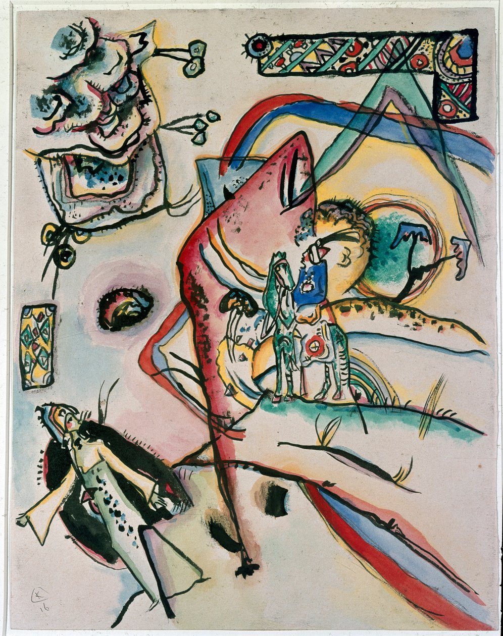 Expressionnisme : « Le Cavalier » - Wassily Kandinsky