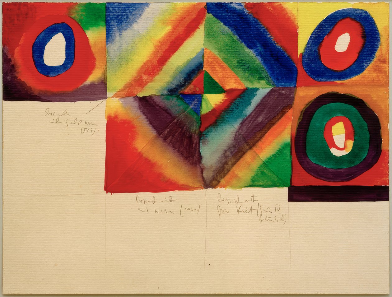 Études de couleur - Wassily Kandinsky