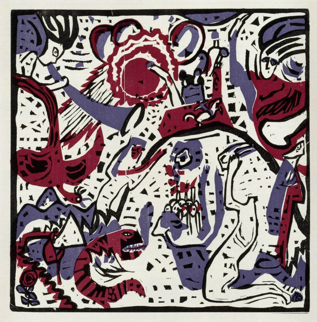 Grande Résurrection (Réimpression dans « Derrière le Miroir », 42, 1051) - Wassily Kandinsky