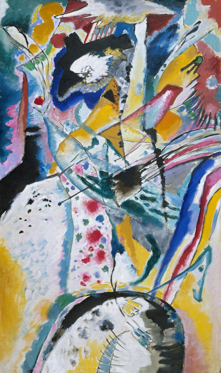 Grande étude pour une fresque murale destinée à Edwin R. Campbell (été) - Wassily Kandinsky