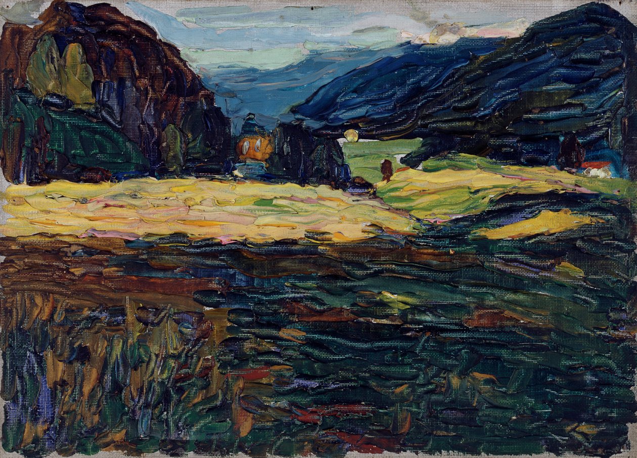 Kochel - Paysage avec petit château - Wassily Kandinsky