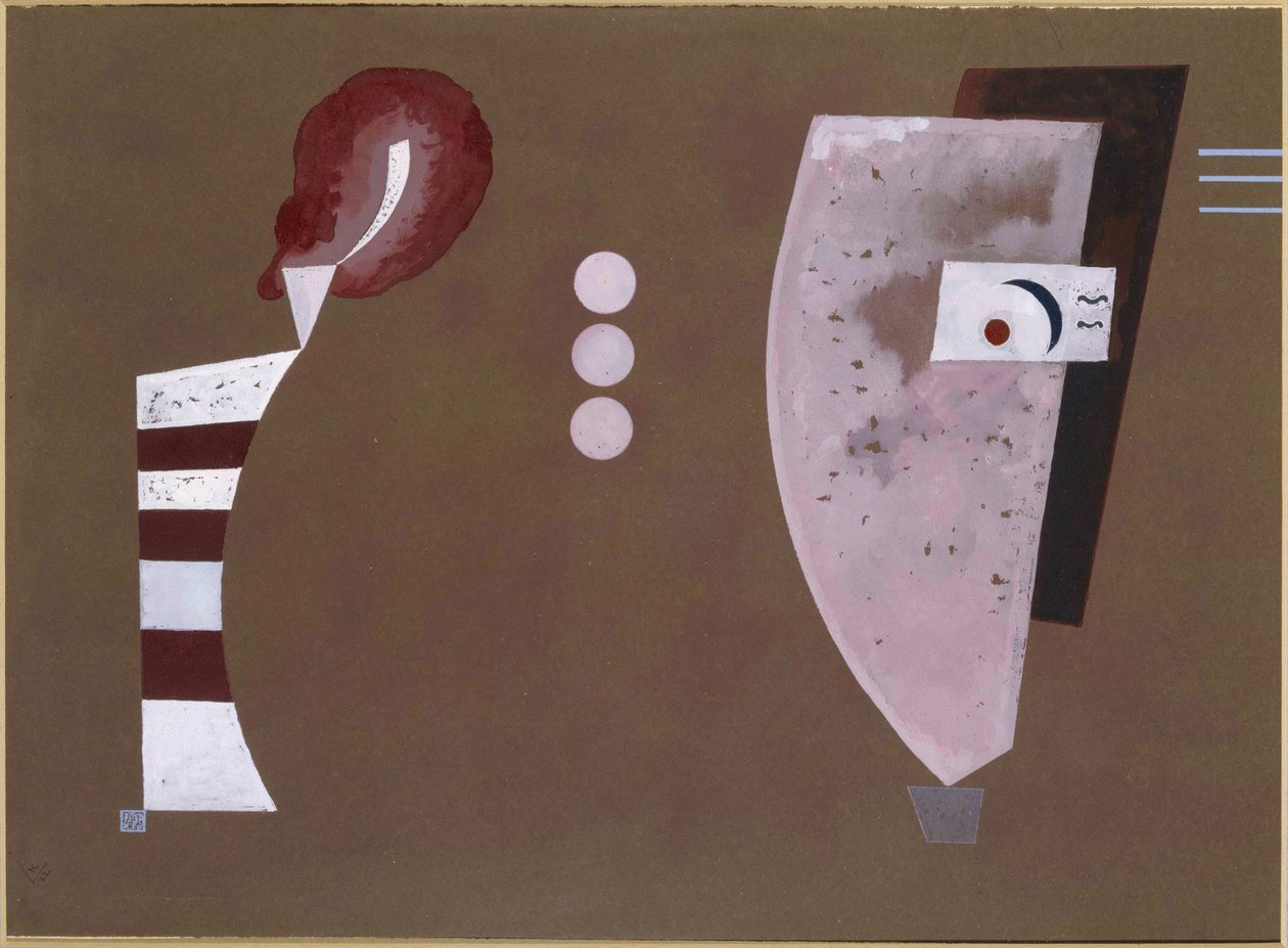 "Mitten Kreise" (centre du cercle) - Peinture de Vassily Kandinsky - Wassily Kandinsky