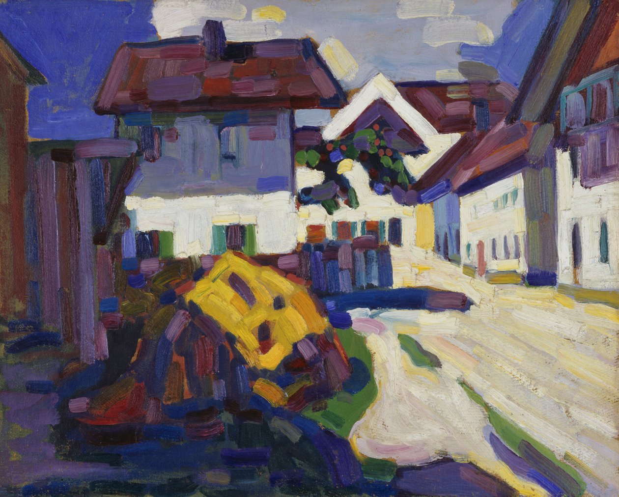 Murnau - Groupe de maisons - Wassily Kandinsky