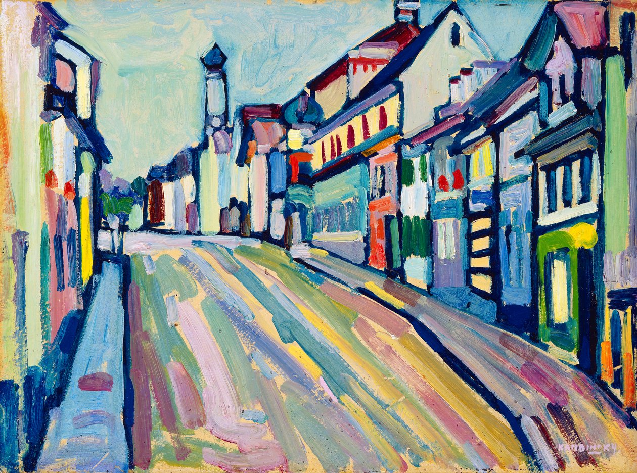 Murnau - Rue du Marché Inférieur - Wassily Kandinsky