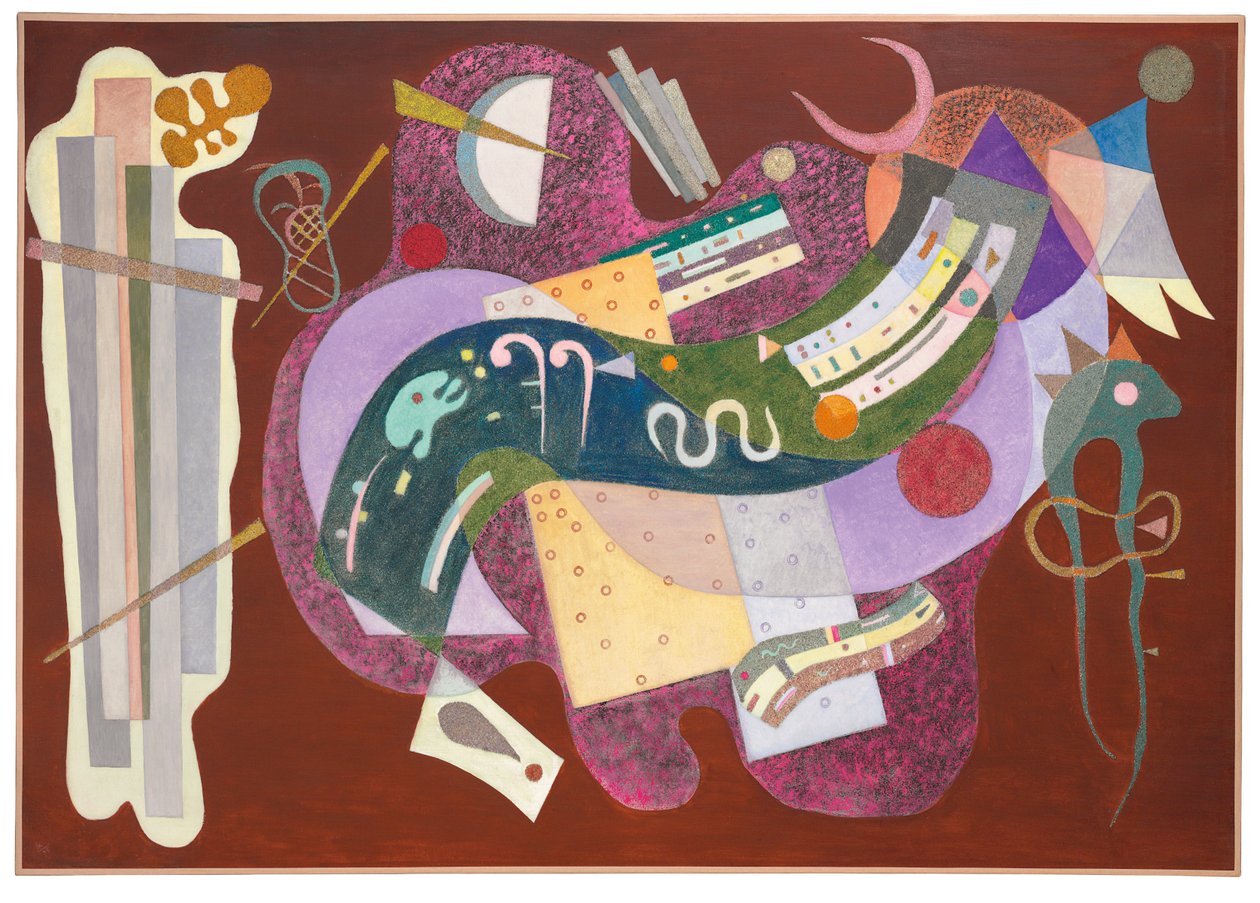 Rigide et courbé - Wassily Kandinsky