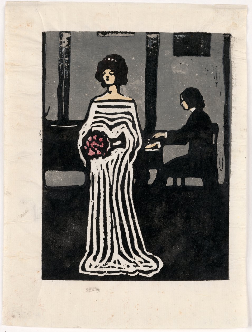Chanteuse (deuxième état) - Wassily Kandinsky