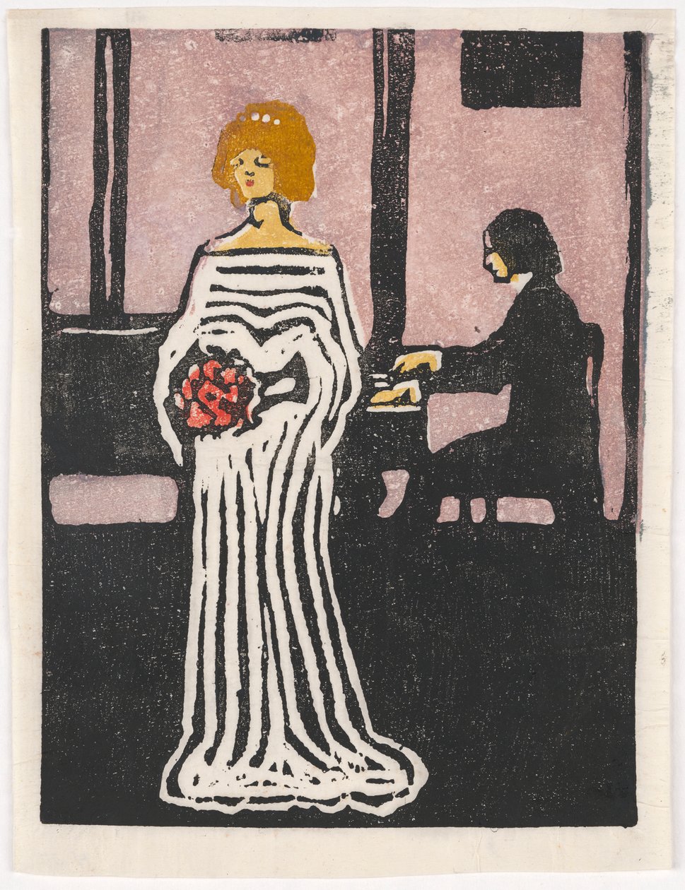 Chanteuse (Deuxième état) - Wassily Kandinsky