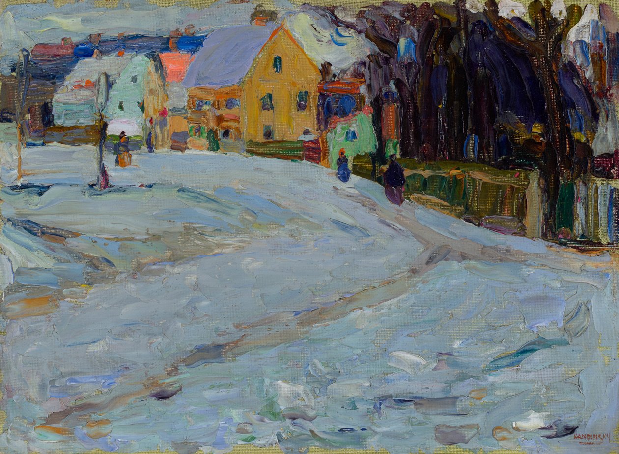 Schwabing - Nikolaiplatz - Wassily Kandinsky