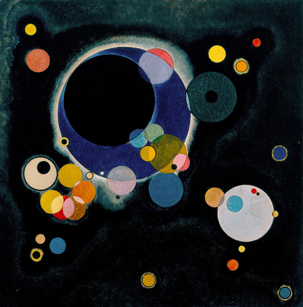 Plusieurs cercles, 1926 - Wassily Kandinsky
