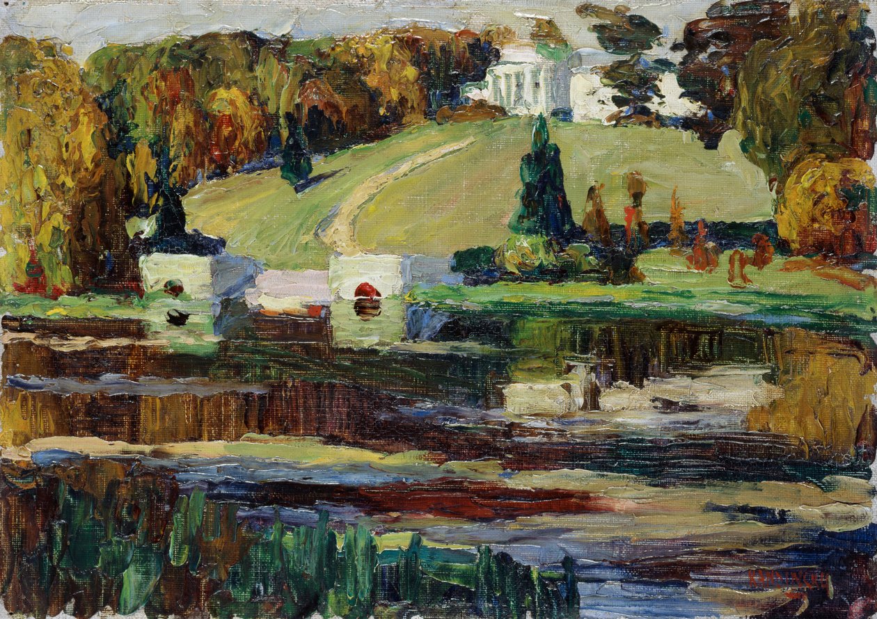 Esquisse pour Akhtyrka - Automne - Wassily Kandinsky