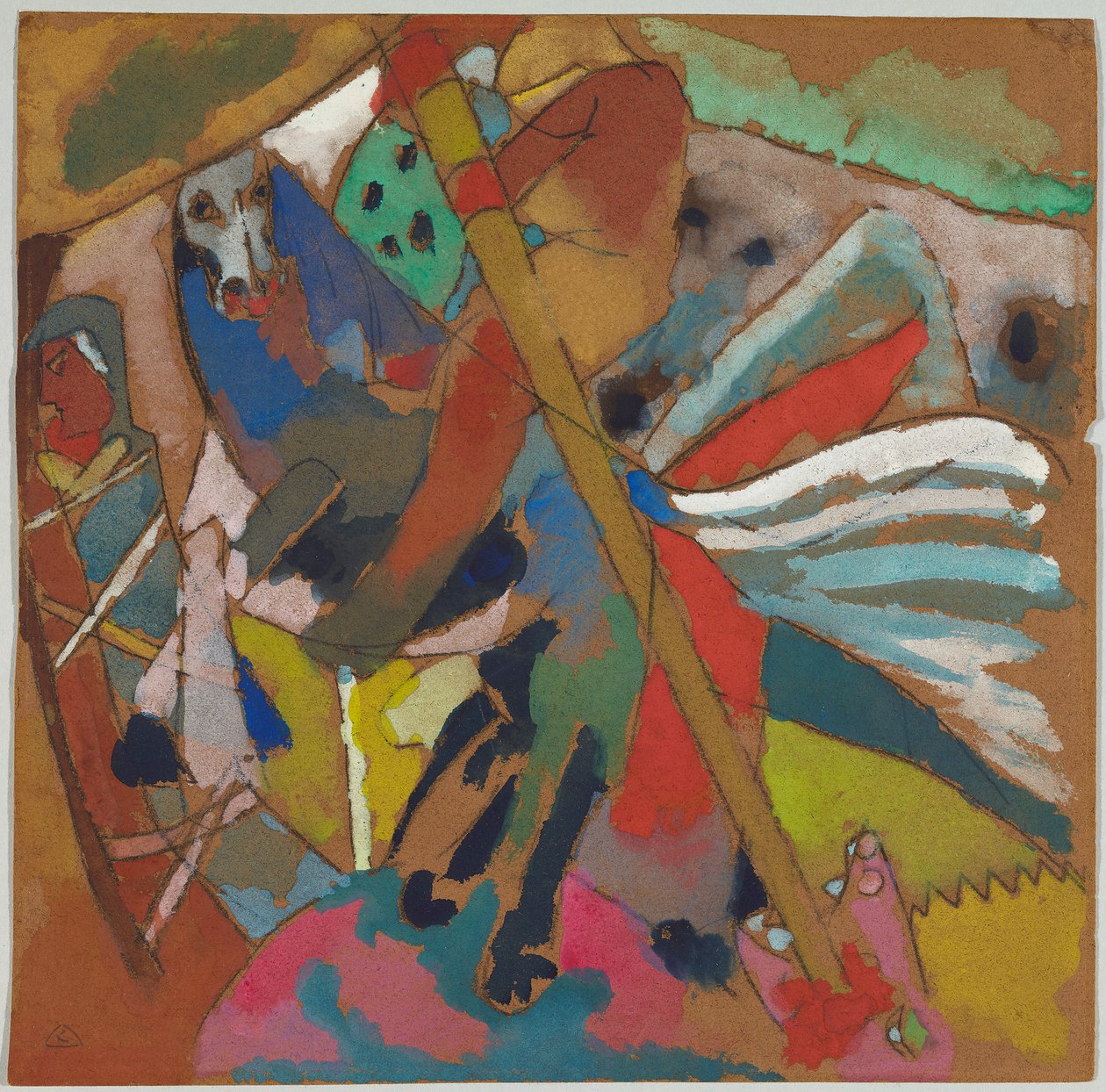 St. Georg II - Wassily Kandinsky