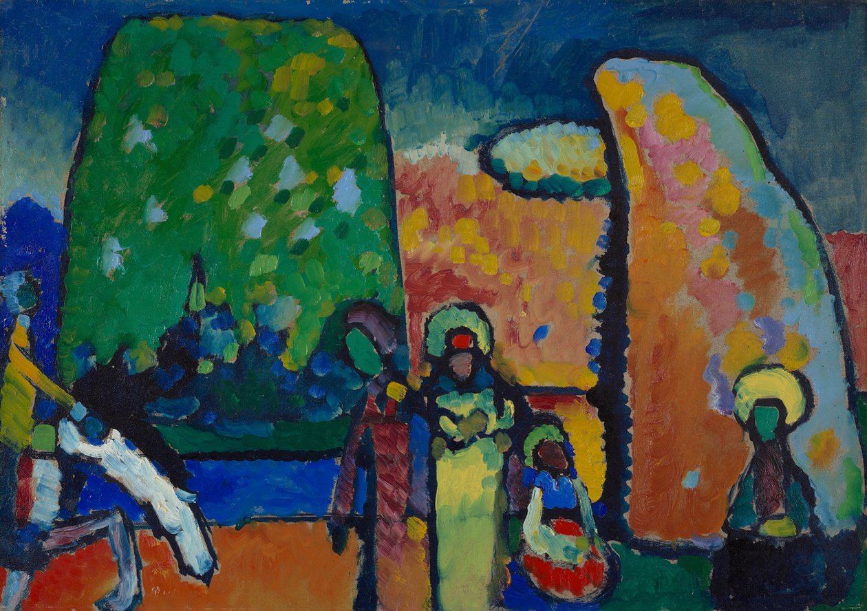 Étude sur « Improvisation n° 2 (Marche funèbre) » - Wassily Kandinsky