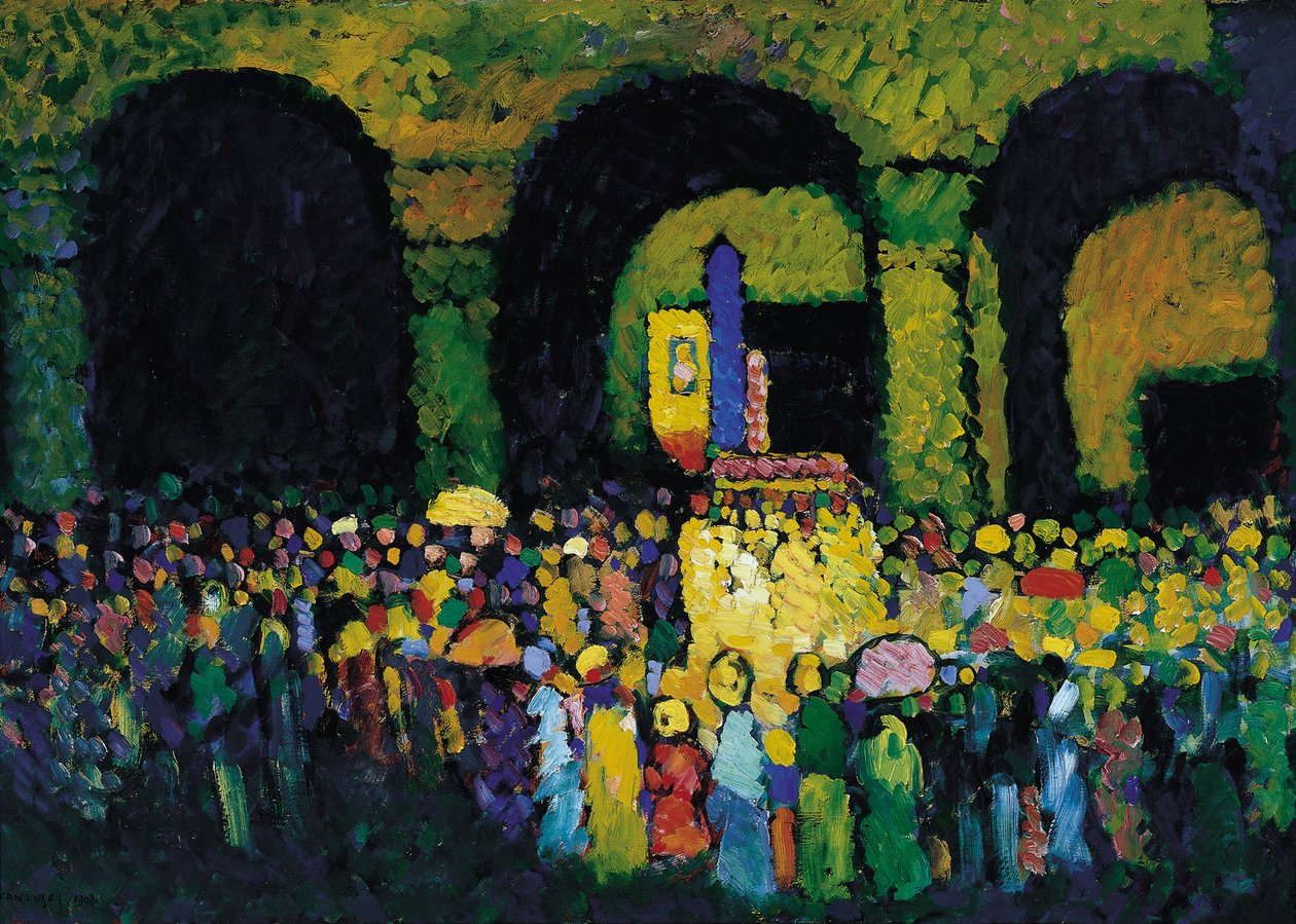 Ludwigskirche à Munich, 1908 - Wassily Kandinsky