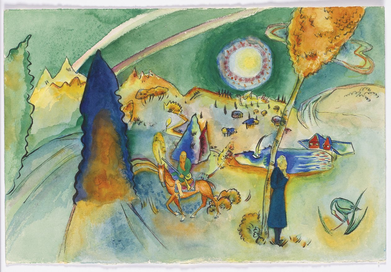 Aquarelle pour Poul Bjerre - Wassily Kandinsky