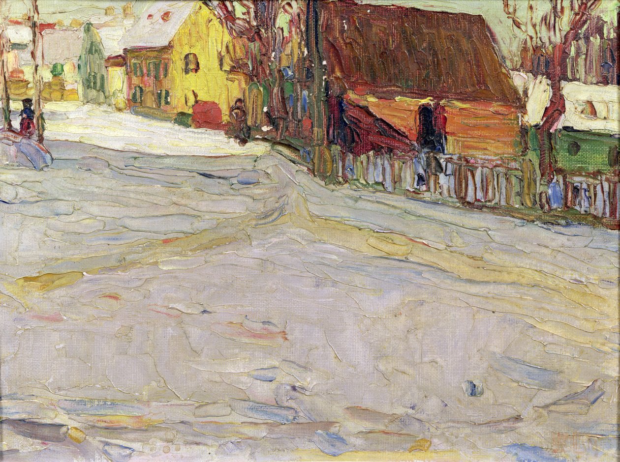 Paysage urbain - Wassily & Marc Franz (1880 1916) Kandinsky