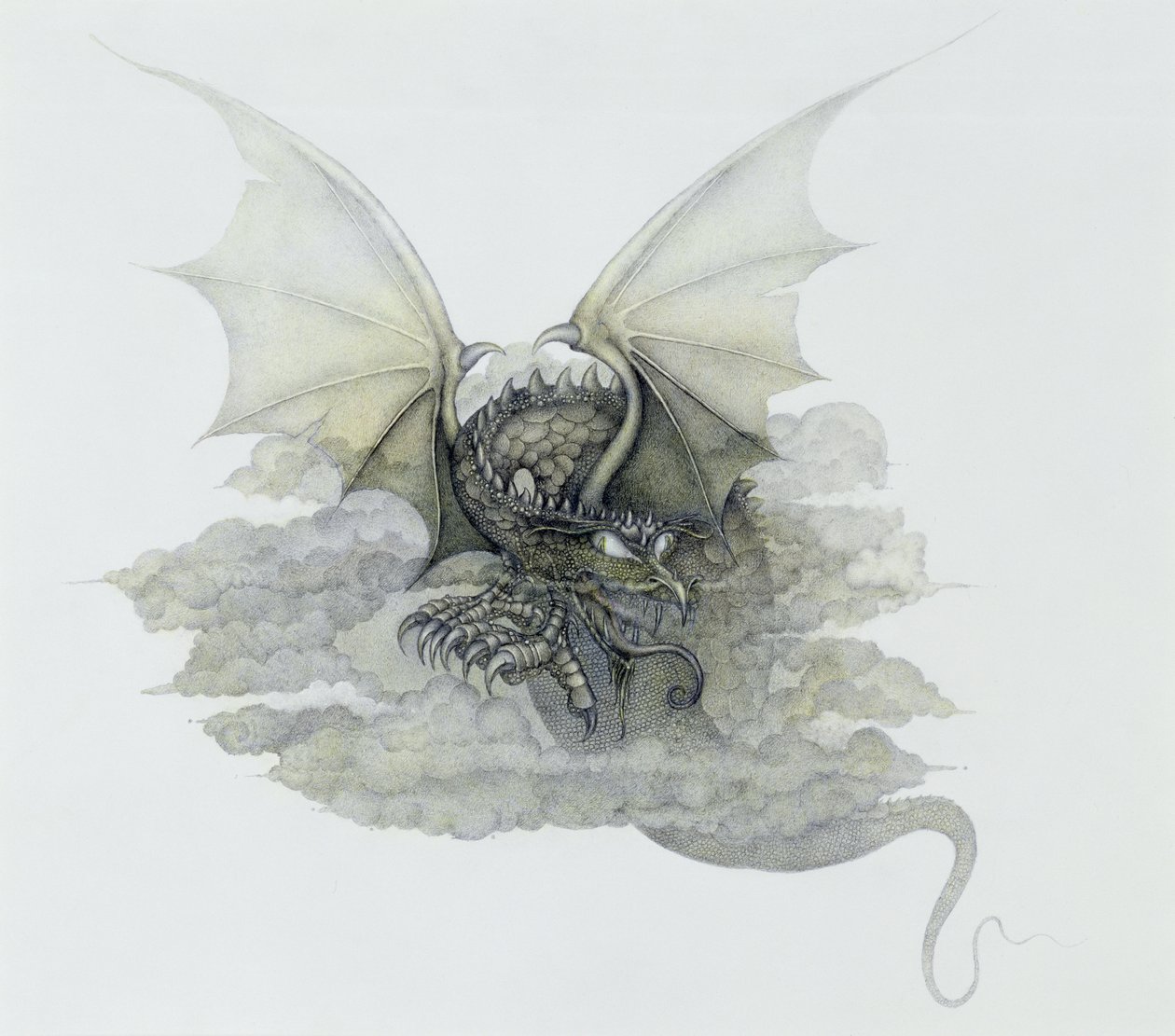 Un dragon qui ressemble à un nuage - Wayne Anderson
