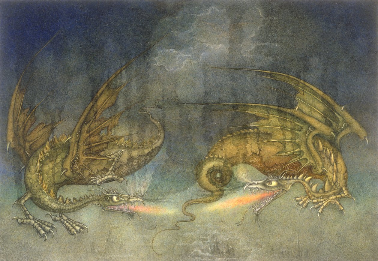 Dragons de combat - Wayne Anderson