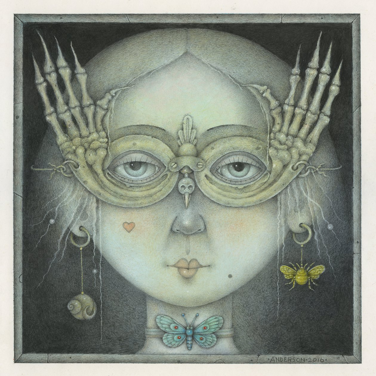 Le bal masqué, 2016 (techniques mixtes) - Wayne Anderson