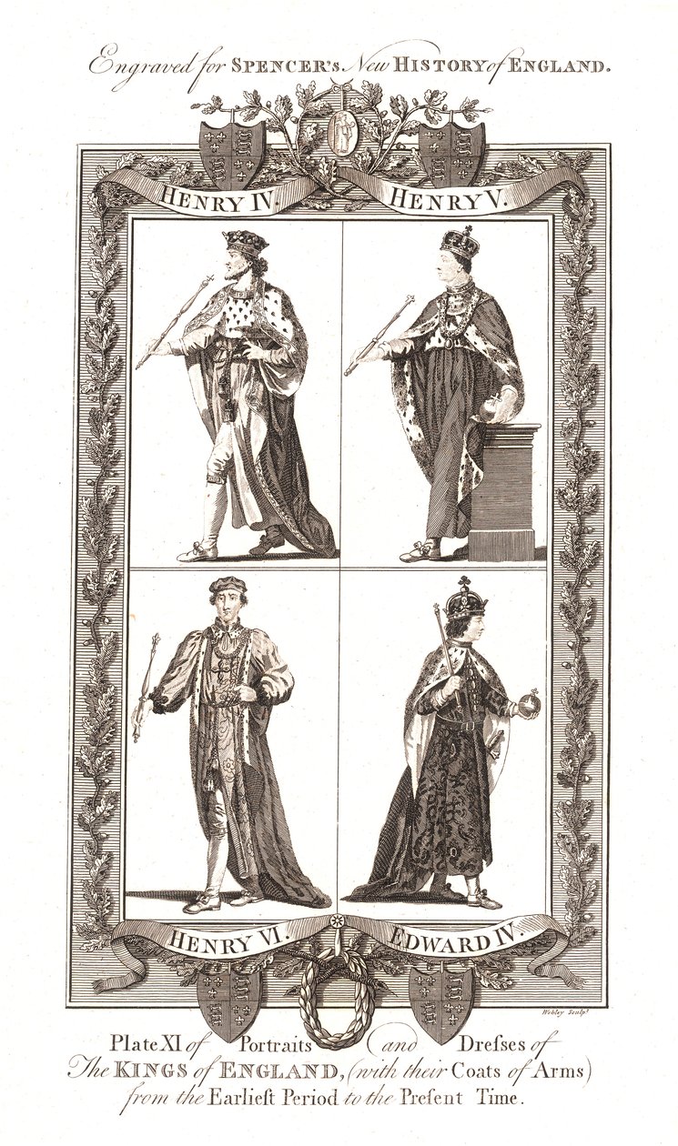 Portraits et robes des rois d