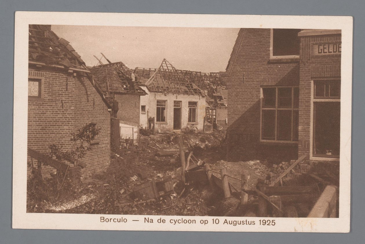 Borculo -- Après le cyclone du 10 août 1925 - Weenenk and Snel