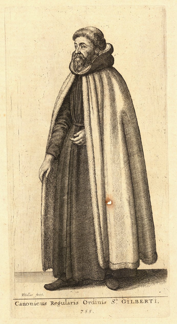 Canonicus Ordinis Sti. Gilberti | Wenceslaus Hollar