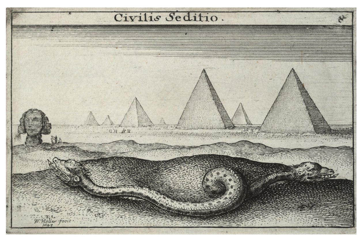 Discorde civile - Wenceslaus Hollar