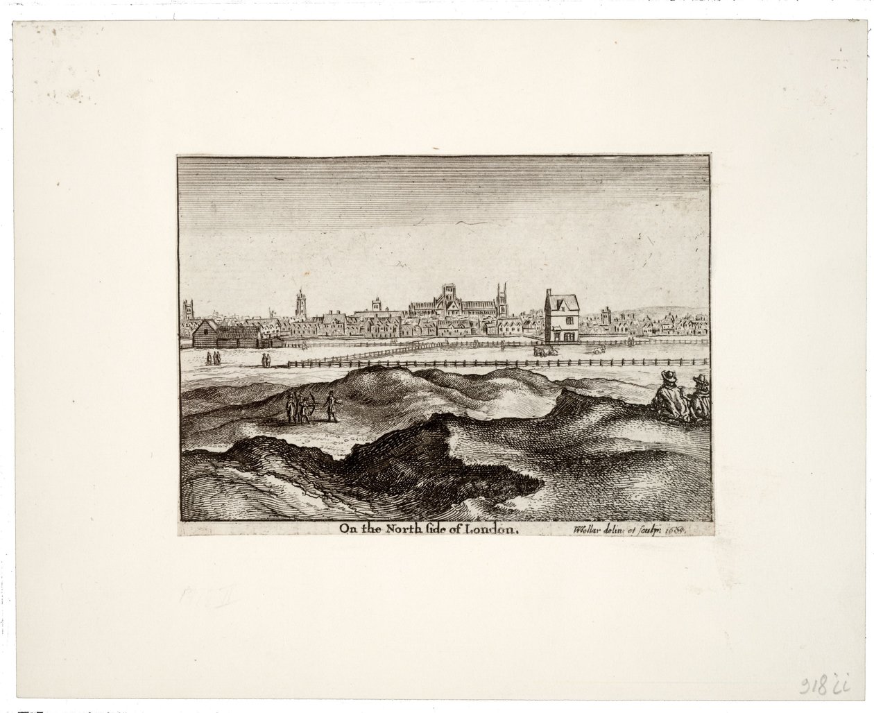 Du côté nord de Londres - Wenceslaus Hollar