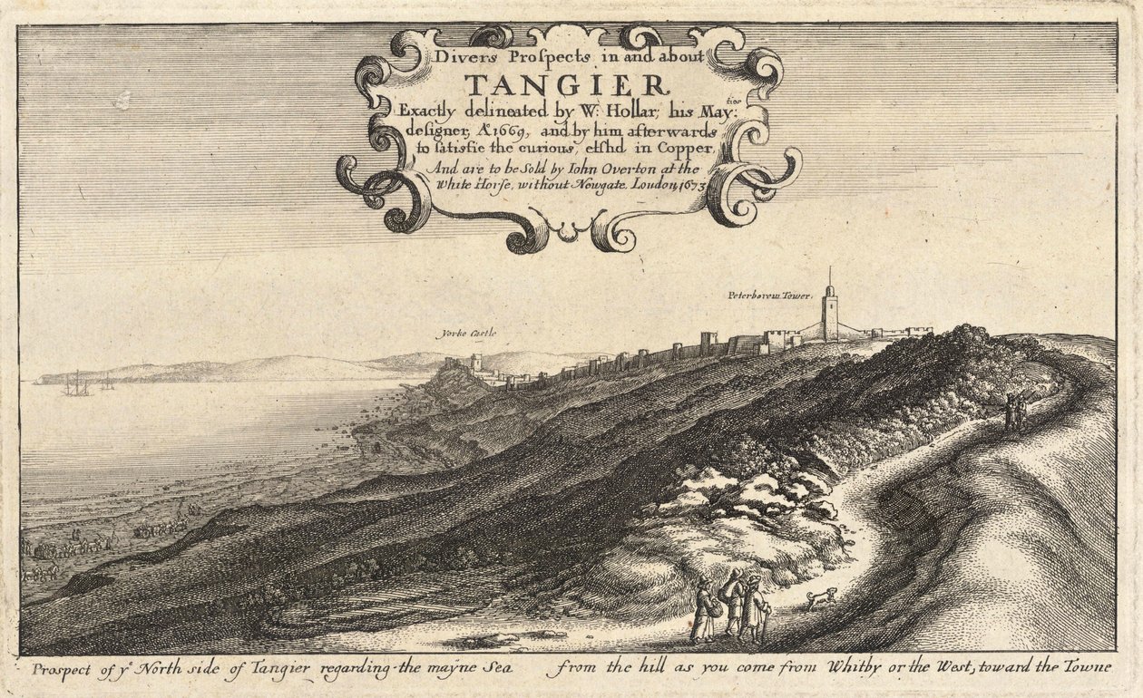 Tanger. Titre de la série. État 1 - Wenceslaus Hollar