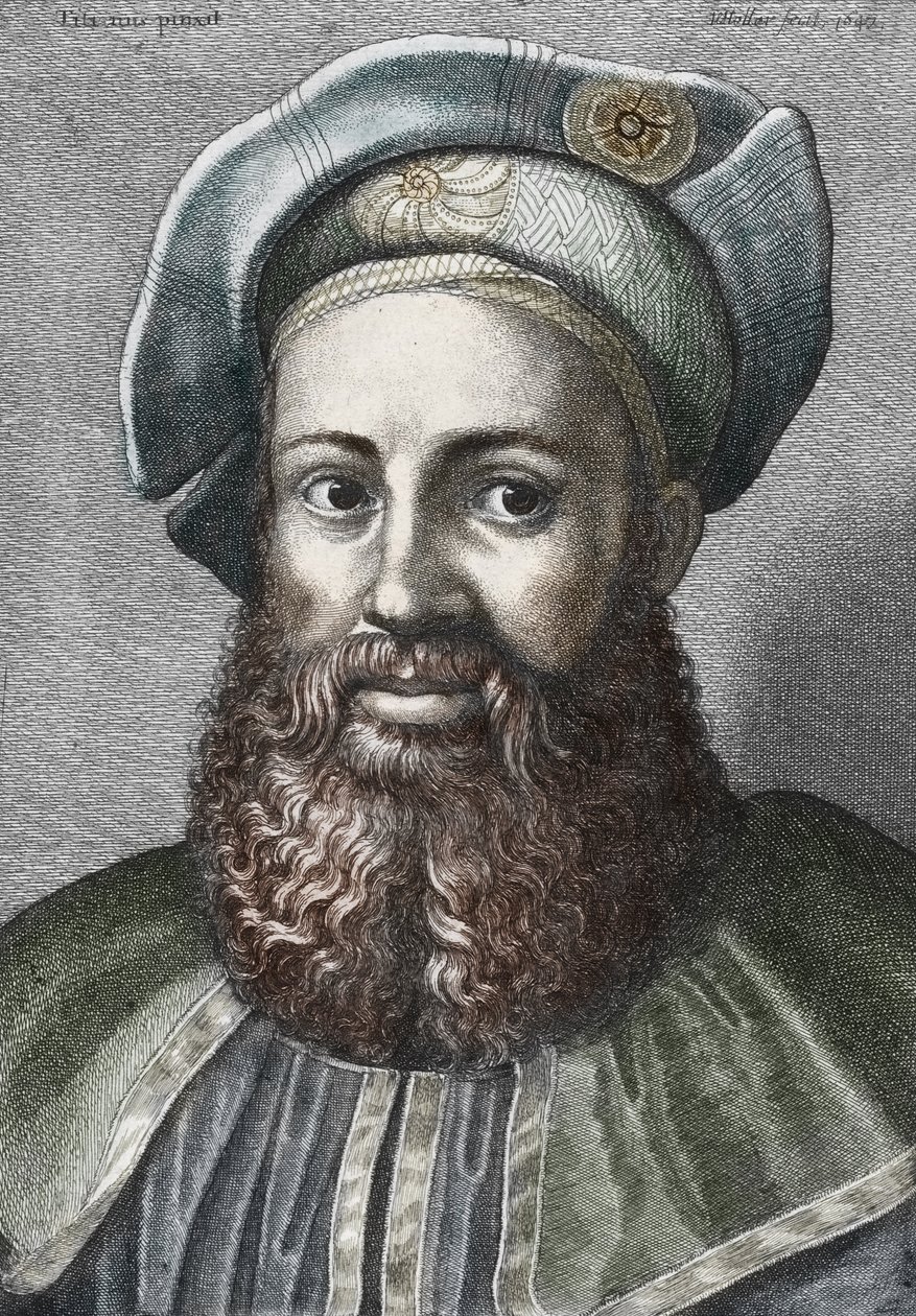 Portrait de Pietro Aretino, poète italien - Wenceslaus (after) Hollar