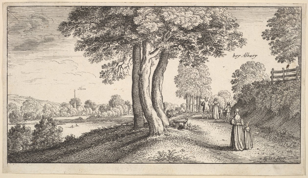 Albury, 1625-77 - Wenceslaus Hollar