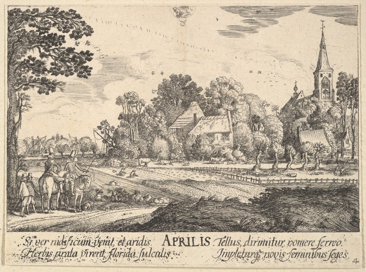 Avril - Wenceslaus Hollar