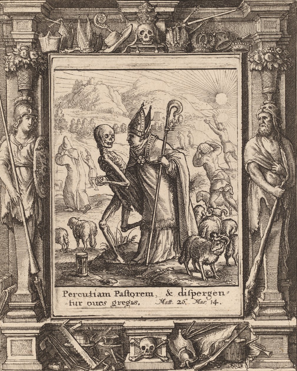Évêque, 1651 - Wenceslaus Hollar