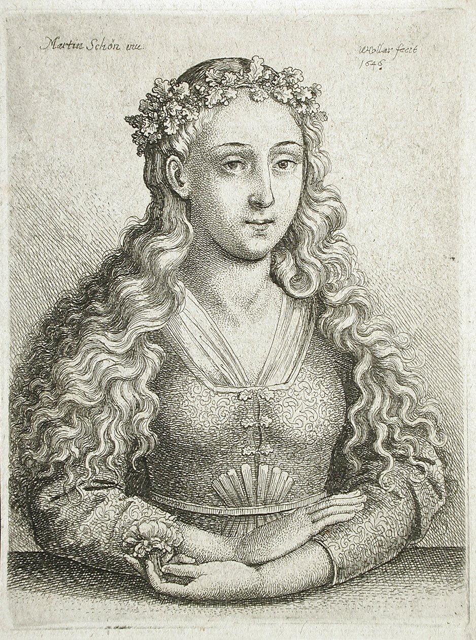 Buste de femme - Wenceslaus Hollar