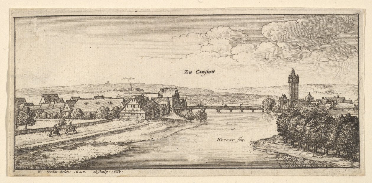 Cannstadt, 1665 - Wenceslaus Hollar