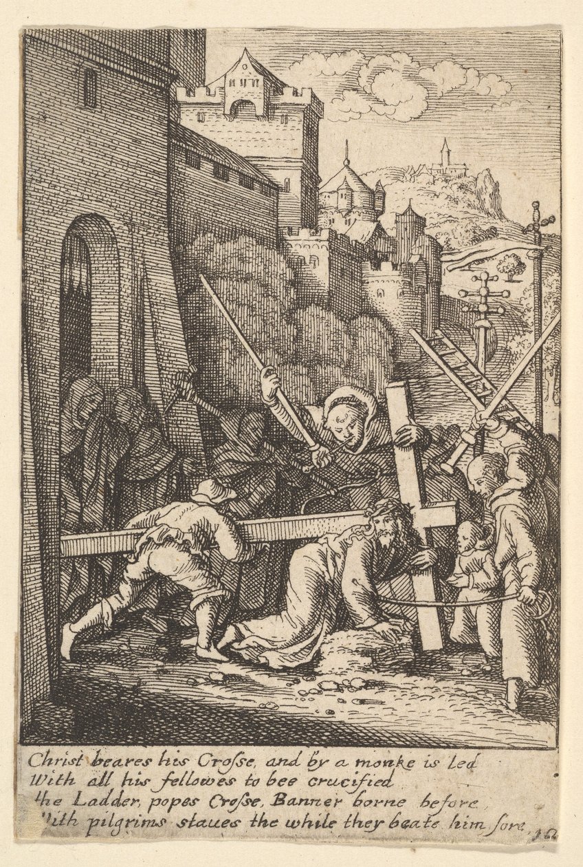 Portant la croix - Wenceslaus Hollar