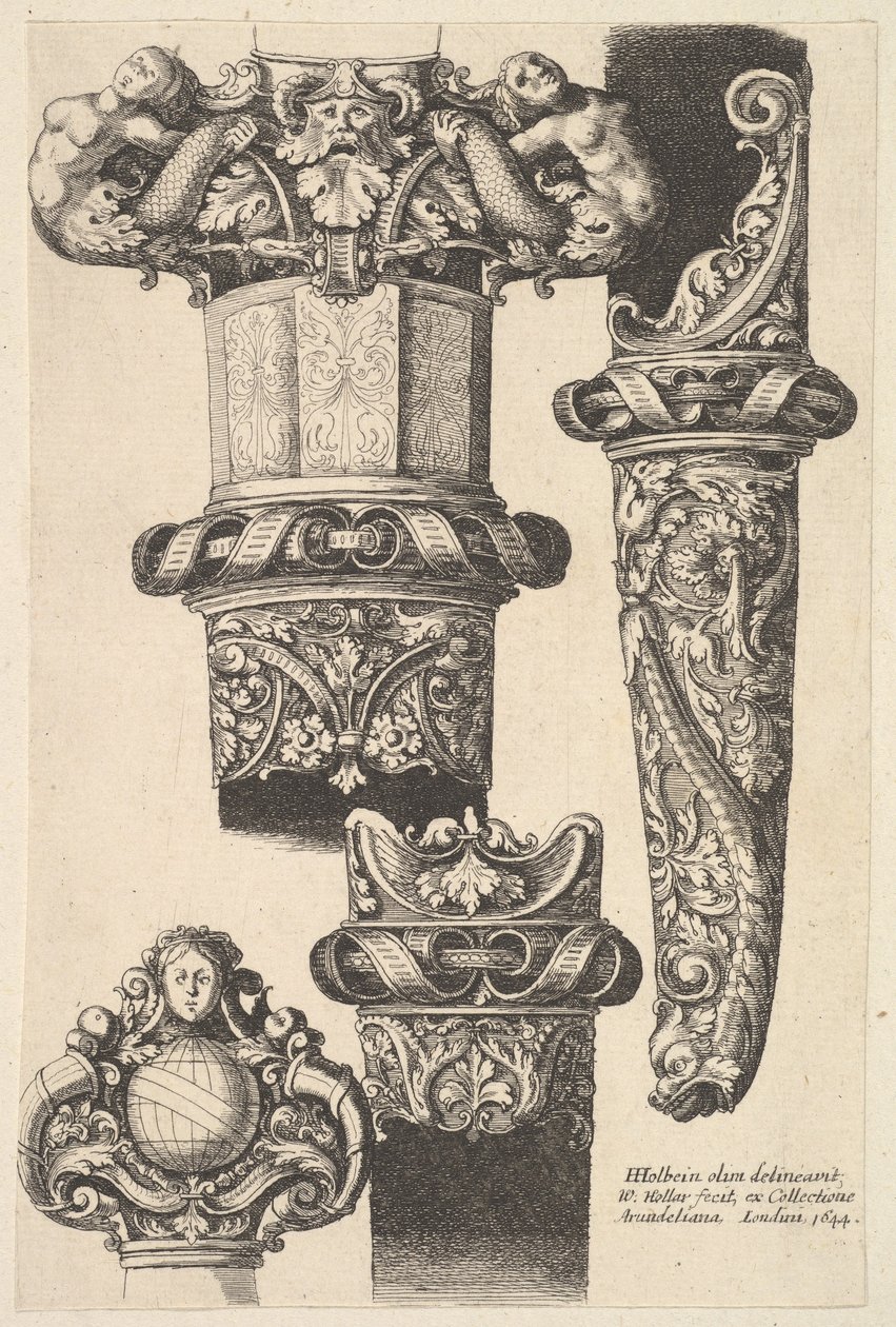 Poignards et fourreaux, 1625-77 - Wenceslaus Hollar