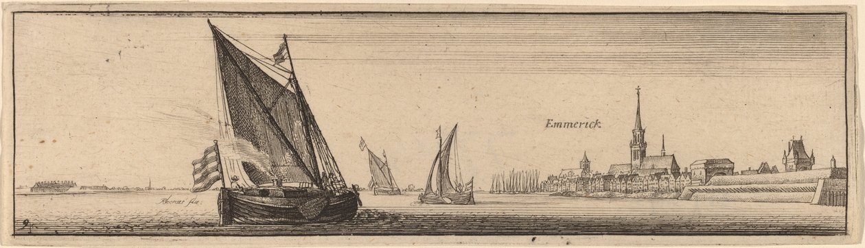 Emmerich, vers 1632-1635 - Wenceslaus Hollar