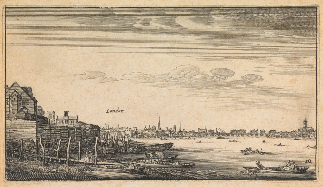 Vues anglaises : Londres - Wenceslaus Hollar
