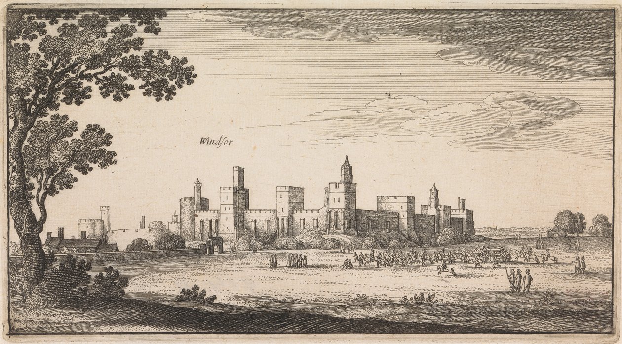 Vues anglaises : Windsor - Wenceslaus Hollar
