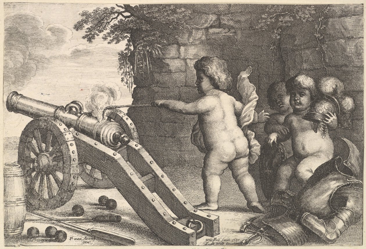 Feu Les Quatre Éléments, 1647 - Wenceslaus Hollar