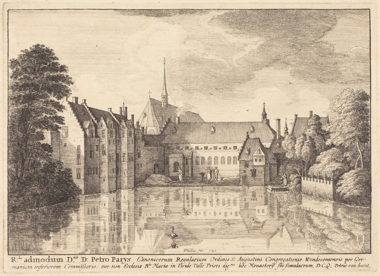 Abbaye de Groenendael - Wenceslaus Hollar