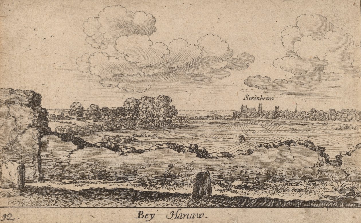 Hanau, 1635 - Wenceslaus Hollar