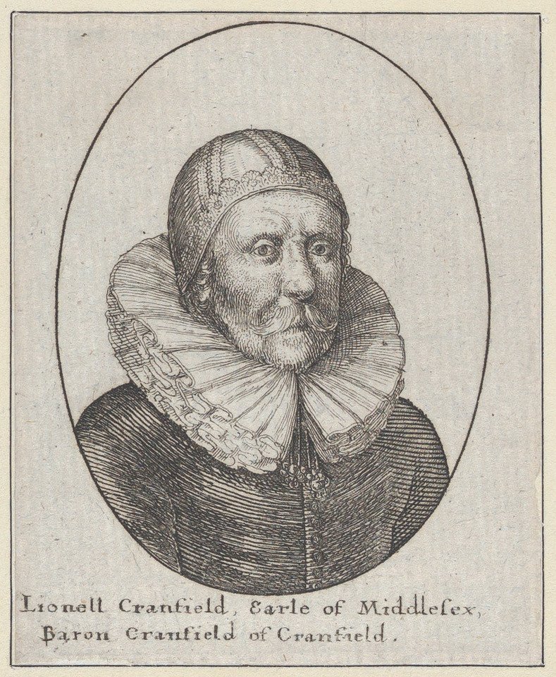 Lionell Cranfield, comte de Middlesex, baron Cranfield de Cranfield - Wenceslaus Hollar