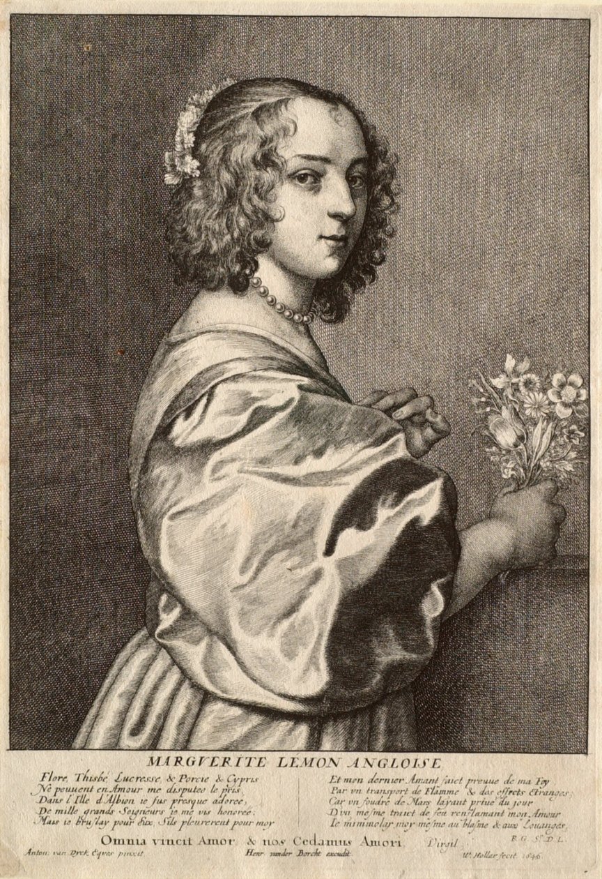Marguerite Lémon, Anglaise - Wenceslaus Hollar
