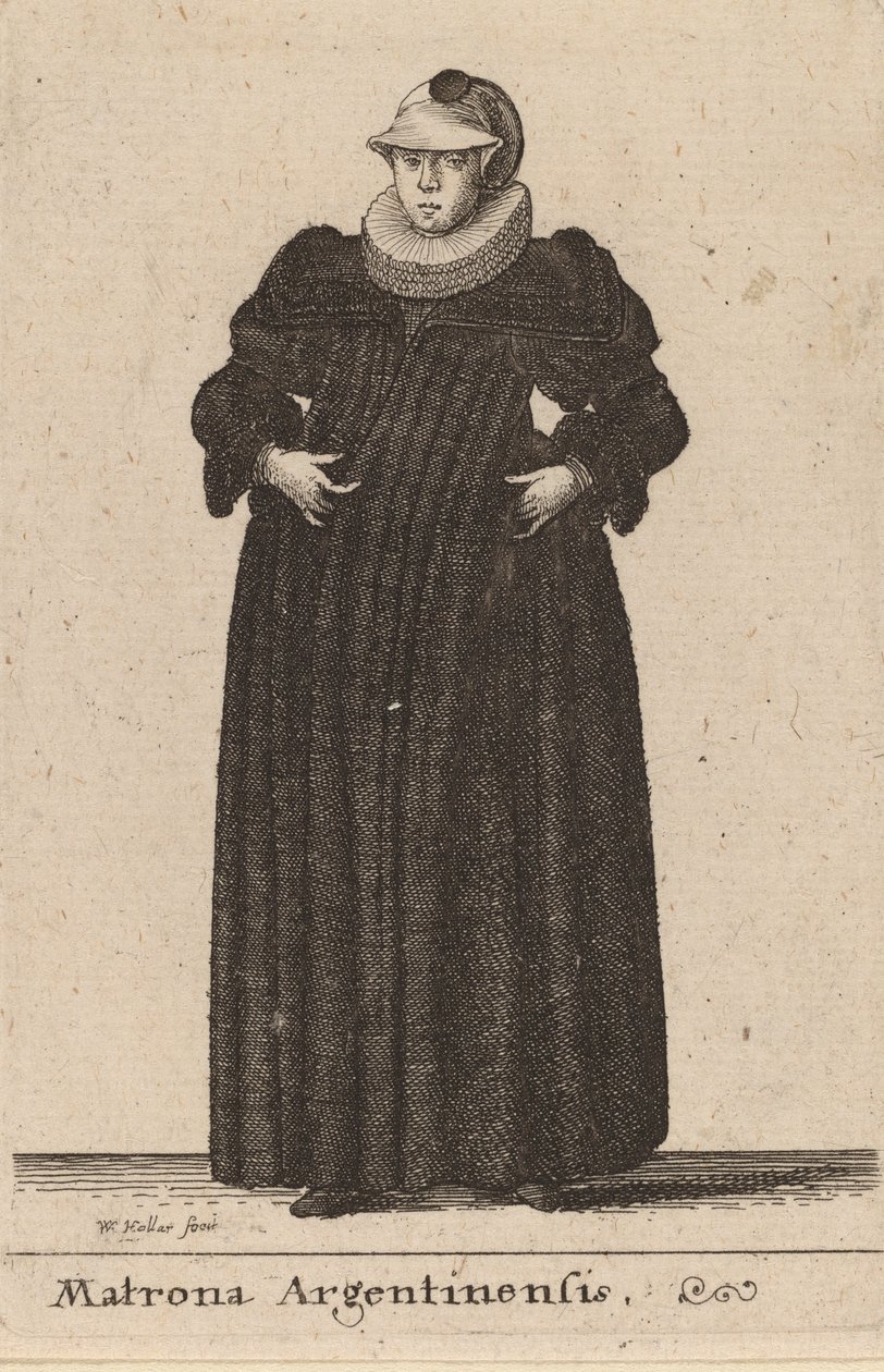 Matrona Argentinensis - Wenceslaus Hollar