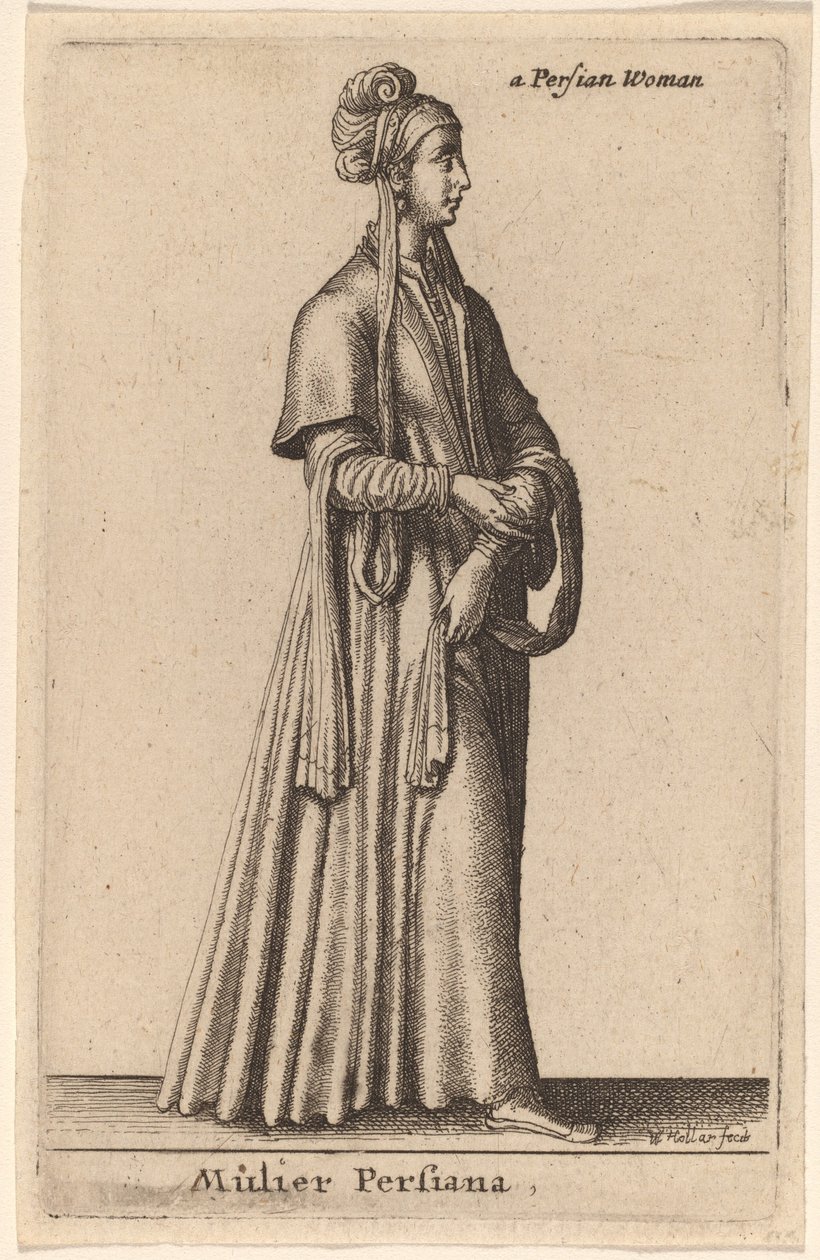 Femme persane - Wenceslaus Hollar