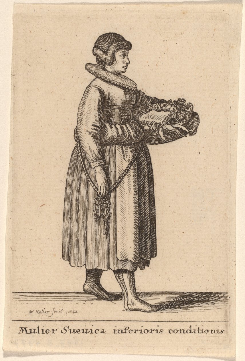 Femme de Basse-Souabe - Wenceslaus Hollar